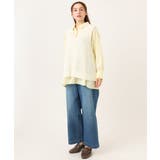 【大きいサイズ】テープヤーンニットベスト | eur3 | 詳細画像3 