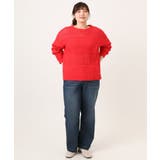 【大きいサイズ/a.v.v×eur3】メッシュニット | eur3 | 詳細画像13 