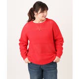 【大きいサイズ/a.v.v×eur3】メッシュニット | eur3 | 詳細画像5 