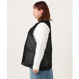 【大きいサイズ】かぎ針風レースベスト | eur3 | 詳細画像14