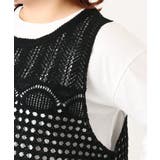 【大きいサイズ】かぎ針風レースベスト | eur3 | 詳細画像18