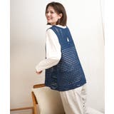 【大きいサイズ】かぎ針風レースベスト | eur3 | 詳細画像3