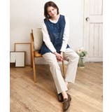 【大きいサイズ】かぎ針風レースベスト | eur3 | 詳細画像4