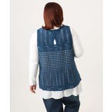 【大きいサイズ】かぎ針風レースベスト | eur3 | 詳細画像8