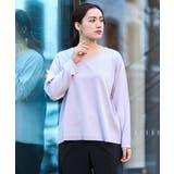 【大きいサイズ】ラメパネルリブニット | eur3 | 詳細画像2 