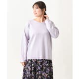 【大きいサイズ】ラメパネルリブニット | eur3 | 詳細画像6 