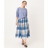 【大きいサイズ/a.v.v×eur3】プリーツスリーブサマーニット | eur3 | 詳細画像4