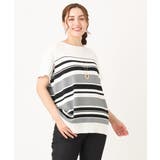 【大きいサイズ/接触冷感】フレンチスリーブサマーニット | eur3 | 詳細画像16 