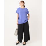 【大きいサイズ/接触冷感】フレンチスリーブサマーニット | eur3 | 詳細画像5 