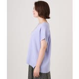 【大きいサイズ/接触冷感】サイドスリットサマーニット | eur3 | 詳細画像4