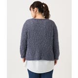 【大きいサイズ】テープヤーンニットプルオーバー | eur3 | 詳細画像22 