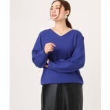 【大きいサイズ/新色追加】Vネックパフスリーブニット | eur3 | 詳細画像10 