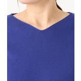 【大きいサイズ/新色追加】Vネックパフスリーブニット | eur3 | 詳細画像18 