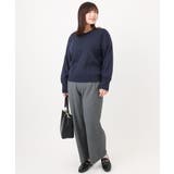 【大きいサイズ/新色追加】Vネックパフスリーブニット | eur3 | 詳細画像29 