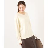 【大きいサイズ/新色追加】Vネックパフスリーブニット | eur3 | 詳細画像36 