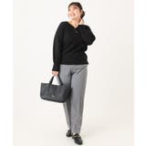 【大きいサイズ/新色追加】Vネックパフスリーブニット | eur3 | 詳細画像51 