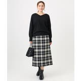 【大きいサイズ/新色追加】Vネックパフスリーブニット | eur3 | 詳細画像55 