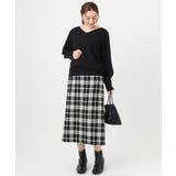 【大きいサイズ/新色追加】Vネックパフスリーブニット | eur3 | 詳細画像57 