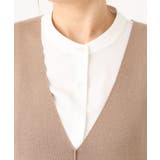 【大きいサイズ】Vネックロングニットベスト | eur3 | 詳細画像10 