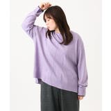 【WEB先行販売】【大きいサイズ】バイカラーレイヤード風ニット | eur3 | 詳細画像19