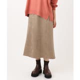 【大きいサイズ/a.v.v×eur3】フェイクスエードタイトスカート | eur3 | 詳細画像1 