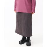 【大きいサイズ/a.v.v×eur3】フェイクスエードタイトスカート | eur3 | 詳細画像11 