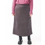 【大きいサイズ/a.v.v×eur3】フェイクスエードタイトスカート | eur3 | 詳細画像12 