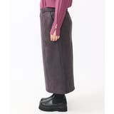 【大きいサイズ/a.v.v×eur3】フェイクスエードタイトスカート | eur3 | 詳細画像13 