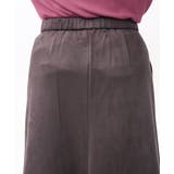 【大きいサイズ/a.v.v×eur3】フェイクスエードタイトスカート | eur3 | 詳細画像15 