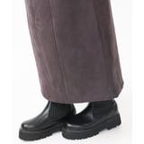 【大きいサイズ/a.v.v×eur3】フェイクスエードタイトスカート | eur3 | 詳細画像18 