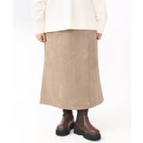 【大きいサイズ/a.v.v×eur3】フェイクスエードタイトスカート | eur3 | 詳細画像5 