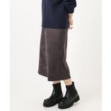 【大きいサイズ/a.v.v×eur3】フェイクスエードタイトスカート | eur3 | 詳細画像9 