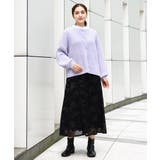 【大きいサイズ】オーガンジーフロッキープリントスカート | eur3 | 詳細画像19 