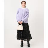 【大きいサイズ】オーガンジーフロッキープリントスカート | eur3 | 詳細画像20 