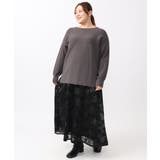 【大きいサイズ】オーガンジーフロッキープリントスカート | eur3 | 詳細画像27 