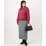 【大きいサイズ/a.v.v×eur3】ツイードタイトスカート | eur3 | 詳細画像18 