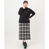 【大きいサイズ/a.v.v×eur3】ツイードタイトスカート | eur3 | 詳細画像32 