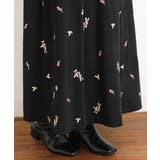【大きいサイズ/soso×eur3】リーフ刺繍スカート | eur3 | 詳細画像14 