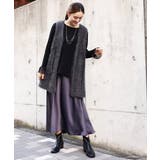 【大きいサイズ】サテンバックフレアスカート | eur3 | 詳細画像4 