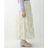 【大きいサイズ】ニュアンスプリントスカート | eur3 | 詳細画像12 