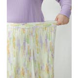 【大きいサイズ】ニュアンスプリントスカート | eur3 | 詳細画像17 