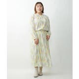 【大きいサイズ】ニュアンスプリントスカート | eur3 | 詳細画像19 