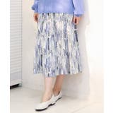 【大きいサイズ】ニュアンスプリントスカート | eur3 | 詳細画像24 