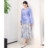 【大きいサイズ】ニュアンスプリントスカート | eur3 | 詳細画像27 