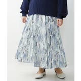 【大きいサイズ】ニュアンスプリントスカート | eur3 | 詳細画像28 