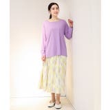 【大きいサイズ】ニュアンスプリントスカート | eur3 | 詳細画像6 