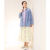 【大きいサイズ】ニュアンスプリントスカート | eur3 | 詳細画像8 