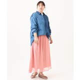 【大きいサイズ】箔プリントギャザースカート | eur3 | 詳細画像10