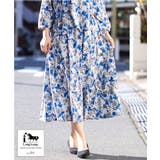ライトグレー(91) | フラワープリントスカート | eur3
