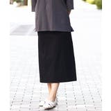 ブラック(94) | 【大きいサイズ】ストレッチタイトスカート | eur3